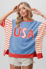 USA Patchwork Lettering