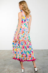 Multi Color tiered dress