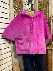 Faux Capelet Jacket