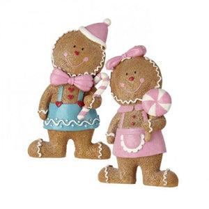 6.5” resin gingerbread boy/girl