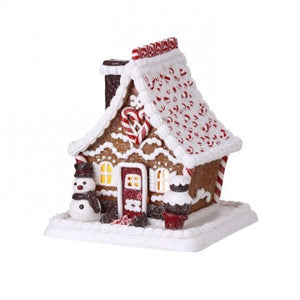 7” LED Peppermint dreams Gingerbread house