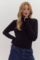 Ruffled Neck Sweater