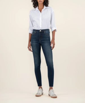 Connie Fab Ab Dark wash skinny leg