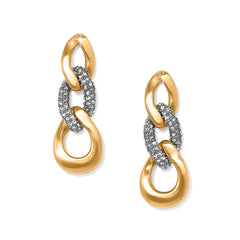 Cleo Pave Gold link earring