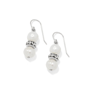 Contempo Heart Pearl French wire earring