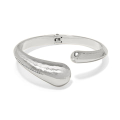 Niles open hinge bangle-silver