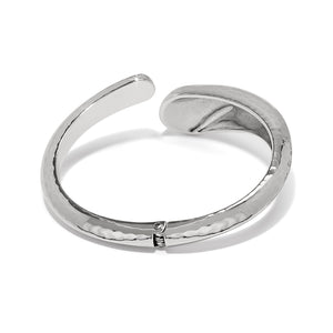 Niles open hinge bangle-silver