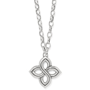 Interlock floral knot bold necklace