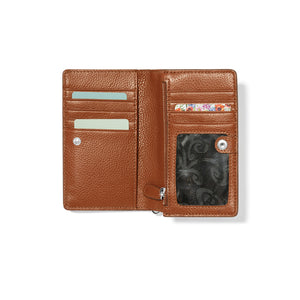 Interlock croco medium wallet