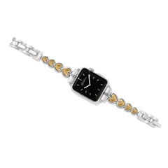 Pretty tough 2tone heart watch band