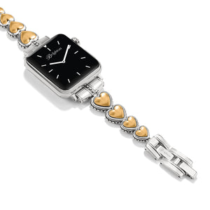 Pretty tough 2tone heart watch band