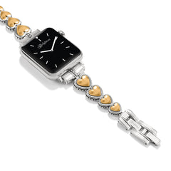 Pretty tough 2tone heart watch band