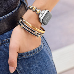 Pretty tough 2tone heart watch band