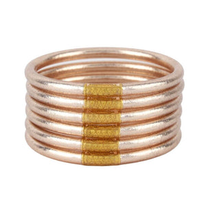 Champagne all weather bangles