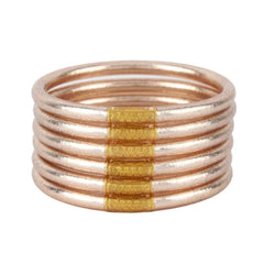 Champagne all weather bangles