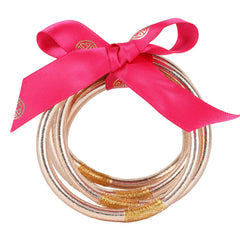 Champagne all weather bangles