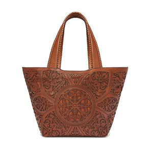 Russet lily tote