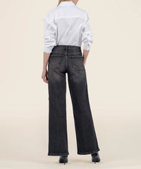 KUT Jodi HR wide leg black denim