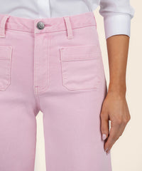 KUT French Pink Meg High Rise denim