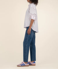 Ashley Moderate Dark wash slouchy jean