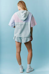 Coloblock short set