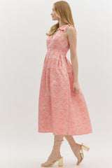 Coral Floral Dress