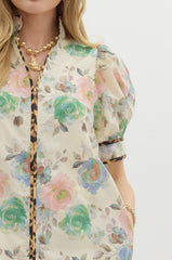 Floral/Leopard maxi dress