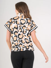 Poppy Pullover- classic cheetah