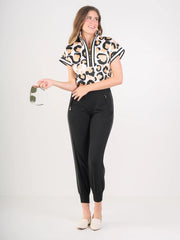 Poppy Pullover- classic cheetah