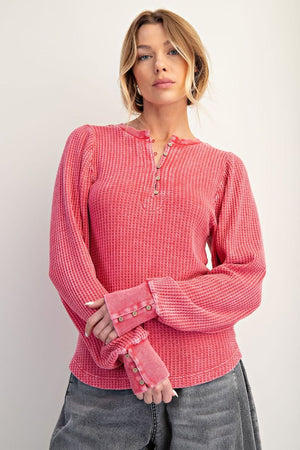 Mineral Washed Thermal Top