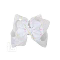 Splash Bows: 4.5" Large / White