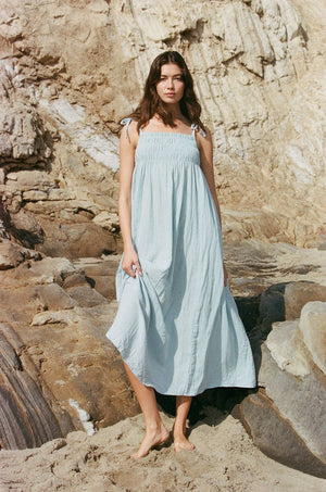 SAMARA MAXI DRESS: Light Blue