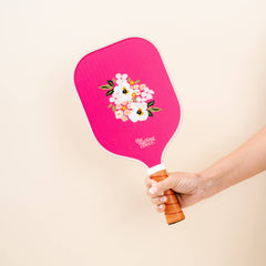 Pickleball Paddle - Lively Flora Pink