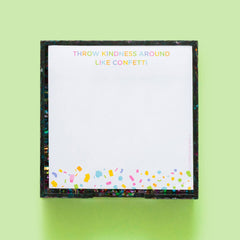 Confetti Acrylic Holder + Sticky Reminder Set
