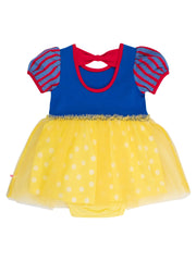 Baby Girls Apple Princess Short Sleeve Bow Twirl Romper