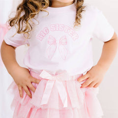 Big Sister Bow Short Sleeve T-Shirt