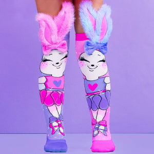 BALLERINA BUNNY SOCKS: Toddler / Ages 3 - 5