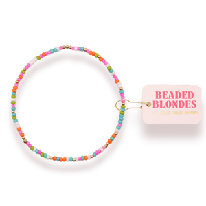 Groovy Sprinkle Bracelet: Extended 7.25 Inch