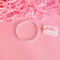 Katy Bracelet in Silver: Extended 7.25 inch