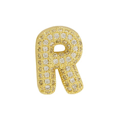 Bubble Initial Custom Word Name Watch Charm Bracelet