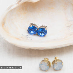 London Stud Earrings - Blue