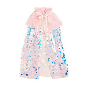 Pink Mermaid Shimmer Cape - Dress Up - Kids Summer Cape