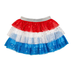 Patriotic Petal Tutu - Dress Up Skirt - Kids 4th of July