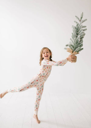 2 piece Bamboo Pajama in Nutcracker