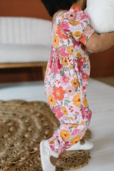 Rosie Romper in Autumn Garden