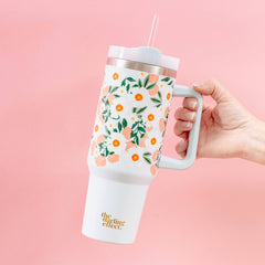 40oz Take Me Everywhere Tumbler - Flower Talk