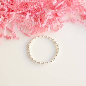 Katy Bracelet in Silver: Standard 6.75 inch