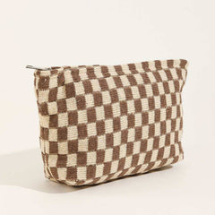 Spring Check Cosmetic Bag