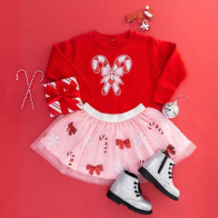 Candy Cane Cutie Christmas Clip Set - Kids Holiday Clip Set