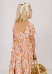 Classic Twirl in Boho Floral | Girls fall Dress